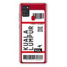 For Samsung Galaxy A21s Boarding Pass Series TPU Phone Protective Case(Kuala Lumpur) - 1