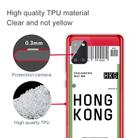 For Samsung Galaxy A51 4G Boarding Pass Series TPU Phone Protective Case(Hong Kong) - 3