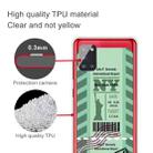 For Samsung Galaxy A71 5G Boarding Pass Series TPU Phone Protective Case(Green New York) - 3