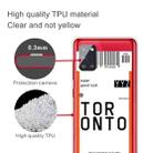 For Samsung Galaxy A71 5G Boarding Pass Series TPU Phone Protective Case(Toronto) - 3