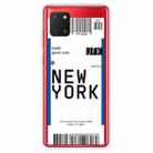 For Samsung Galaxy A81 / Note 10 Lite Boarding Pass Series TPU Phone Protective Case(New York) - 1