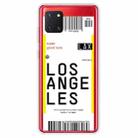 For Samsung Galaxy A81 / Note 10 Lite Boarding Pass Series TPU Phone Protective Case(Los Angeles) - 1