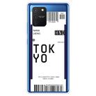 For Samsung Galaxy A91 Boarding Pass Series TPU Phone Protective Case(Tokyo) - 1