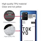For Samsung Galaxy A91 Boarding Pass Series TPU Phone Protective Case(Tokyo) - 3