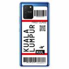 For Samsung Galaxy A91 Boarding Pass Series TPU Phone Protective Case(Kuala Lumpur) - 1