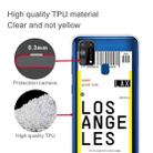 For Samsung Galaxy M31 Boarding Pass Series TPU Phone Protective Case(Los Angeles) - 3