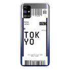 For Samsung Galaxy M31s Boarding Pass Series TPU Phone Protective Case(Tokyo) - 1
