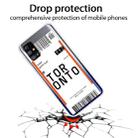 For Samsung Galaxy M51 Boarding Pass Series TPU Phone Protective Case(Toronto) - 2