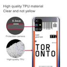 For Samsung Galaxy M51 Boarding Pass Series TPU Phone Protective Case(Toronto) - 3