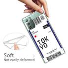 For Samsung Galaxy Note 20 Boarding Pass Series TPU Phone Protective Case(Flag Tokyo) - 3