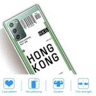 For Samsung Galaxy Note 20 Boarding Pass Series TPU Phone Protective Case(Hong Kong) - 4