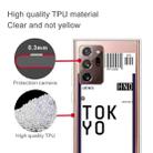 For Samsung Galaxy Note 20 Ultra Boarding Pass Series TPU Phone Protective Case(Tokyo) - 2