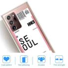 For Samsung Galaxy Note 20 Ultra Boarding Pass Series TPU Phone Protective Case(Seoul) - 4
