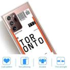 For Samsung Galaxy Note 20 Ultra Boarding Pass Series TPU Phone Protective Case(Toronto) - 4