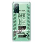 For Samsung Galaxy S20 FE Boarding Pass Series TPU Phone Protective Case(Green New York) - 1