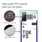 For Samsung Galaxy S20 FE Boarding Pass Series TPU Phone Protective Case(Flag Tokyo) - 3