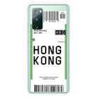 For Samsung Galaxy S20 FE Boarding Pass Series TPU Phone Protective Case(Hong Kong) - 1