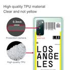 For Samsung Galaxy S20 FE Boarding Pass Series TPU Phone Protective Case(Los Angeles) - 3