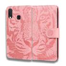 For Samsung Galaxy A10e / A20e Tiger Embossing Pattern Horizontal Flip Leather Case with Holder & Card Slots & Wallet(Pink) - 2