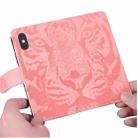 For Samsung Galaxy A71 4G Tiger Embossing Pattern Horizontal Flip Leather Case with Holder & Card Slots & Wallet(Pink) - 6