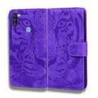 For Samsung Galaxy A11 (EU Version) Tiger Embossing Pattern Horizontal Flip Leather Case with Holder & Card Slots & Wallet(Purple) - 2