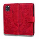 For Samsung Galaxy A31 Tiger Embossing Pattern Horizontal Flip Leather Case with Holder & Card Slots & Wallet(Red) - 2