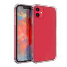 For iPhone 11 Pro Max Straight Edge Square Corners Transparent TPU Soft Case - 1