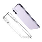 For iPhone 12 Straight Edge Square Corners Transparent TPU Soft Case - 3