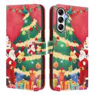 For Samsung Galaxy A54 5G Christmas Series Buckle Leather Phone Case with Hand Strap(Christmas Tree) - 2