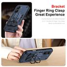 For Xiaomi Poco X7 Pro Double-Ring Holder PC Hybrid TPU Phone Case(Ocean Blue) - 2