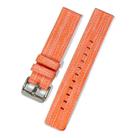 18mm xDfind Nylon Canvas Watch Band(Orange) - 3