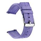 18mm xDfind Nylon Canvas Watch Band(Dark Purple) - 2