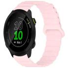 For Garmin Forerunner 45 / 45S / Swim 2 xDfind Loop Magnetic Glossy Silicone Watch Band(Pink) - 1