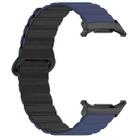 For Samsung Galaxy Watch Ultra / Ultra 2025 xDfind Loop Magnetic Glossy Silicone Watch Band(Dark Blue Black) - 3