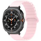 For Samsung Galaxy Watch Ultra / Ultra 2025 xDfind Loop Magnetic Glossy Silicone Watch Band(Pink) - 1