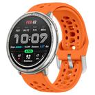 20mm xDfind Silver Buckle Silicone Sport Watch Band(Orange) - 1