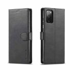 For Samsung Galaxy S20 FE 5G / S20 Lite LC.IMEEKE Calf Texture Horizontal Flip Leather Case, with Holder & Card Slots & Wallet & Photo Frame(Black) - 1