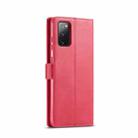 For Samsung Galaxy S20 FE 5G / S20 Lite LC.IMEEKE Calf Texture Horizontal Flip Leather Case, with Holder & Card Slots & Wallet & Photo Frame(Red) - 3