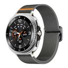 For Samsung Galaxy Watch8 / 8 Classic xDfind Elastic Nylon Watch Band(Dark Grey) - 1