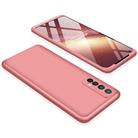 For OPPO Realme 7 GKK Three Stage Splicing Full Coverage PC Protective Case(Rose Gold) - 2