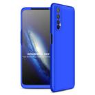 For OPPO Realme 7 GKK Three Stage Splicing Full Coverage PC Protective Case(Blue) - 1