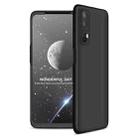 For OPPO Realme 7 GKK Three Stage Splicing Full Coverage PC Protective Case(Black) - 1