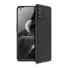 For OPPO Realme 7 Pro GKK Three Stage Splicing Full Coverage PC Protective Case(Black) - 1