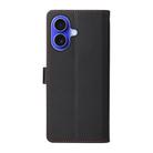 For iPhone 17 Six Card Slots Buckle Leather Phone Case with Lanyard(Black) - 4