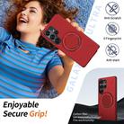For Samsung Galaxy S25 Ultra 5G Metal Rotation Holder MagSafe TPU Hybrid PC Phone Case(Red) - 3