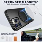 For iPhone 12 Pro Max Metal Rotation Holder MagSafe TPU Hybrid PC Phone Case(Black) - 2