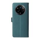 For Realme 14 Pro+ / 13 Pro Six Card Slots Buckle Leather Phone Case with Lanyard(Green) - 4