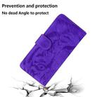 For Xiaomi Redmi 7 / Y3 (Indian Version) Tiger Embossing Pattern Horizontal Flip Leather Case with Holder & Card Slots & Wallet(Purple) - 5