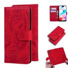 For Xiaomi Redmi 8 Tiger Embossing Pattern Horizontal Flip Leather Case with Holder & Card Slots & Wallet(Red) - 1