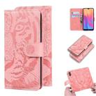 For Xiaomi Redmi 8A Tiger Embossing Pattern Horizontal Flip Leather Case with Holder & Card Slots & Wallet(Pink) - 1